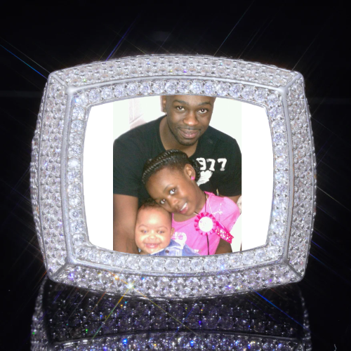 3D CUSTOM PICTURE ICED RING