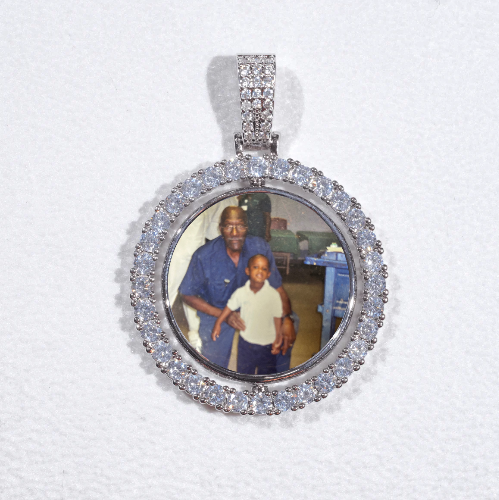 3D Spinning 2-Faced Custom Picture Pendant