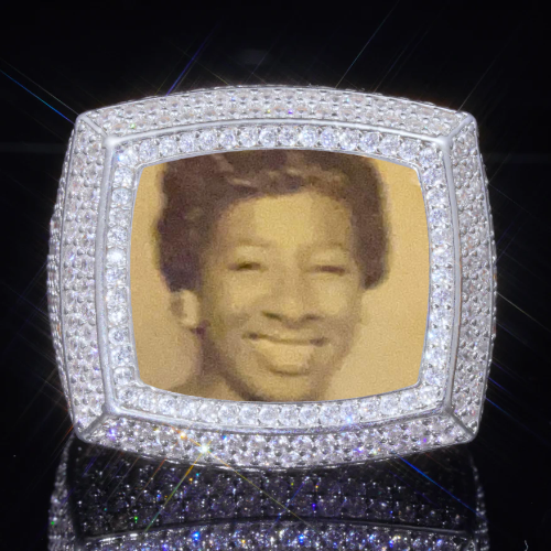 3D CUSTOM PICTURE ICED RING