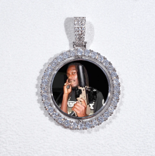 3D Spinning 2-Faced Custom Picture Pendant
