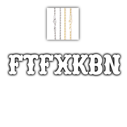Custom Letters Freibeuter Font Necklace
