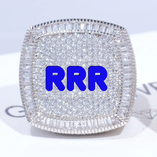 CUSTOM LETTER 3D ICED RING