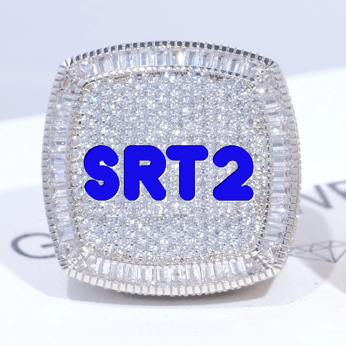 CUSTOM LETTER 3D ICED RING