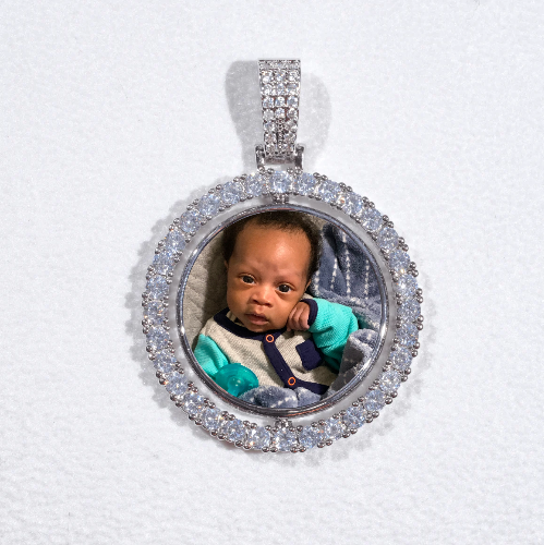 3D Spinning 2-Faced Custom Picture Pendant