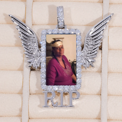 RIP WING 3D CUSTOM PICTURE PENDANT