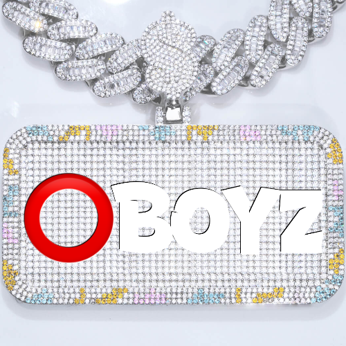 CUSTOM LETTER NECKLACE 3D COLORFUL SQUARE