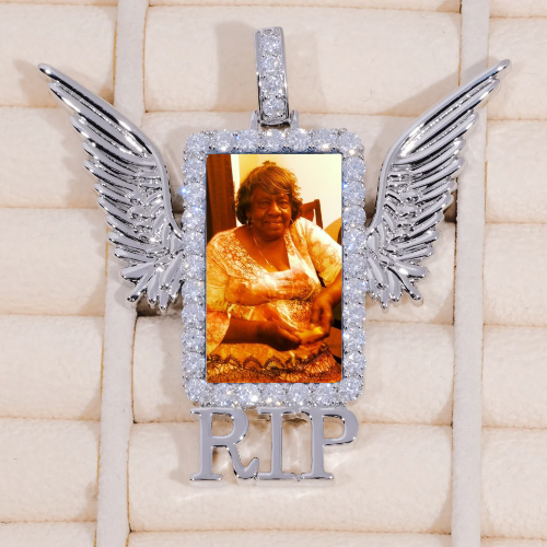 RIP WING 3D CUSTOM PICTURE PENDANT