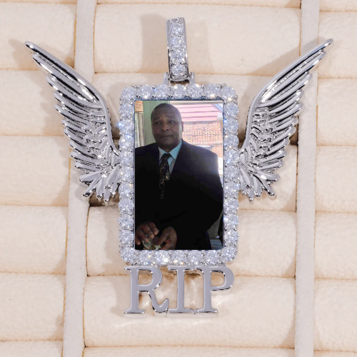 RIP WING 3D CUSTOM PICTURE PENDANT