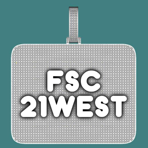 CUSTOM LETTER NECKLACE 3D BIG SQUARE