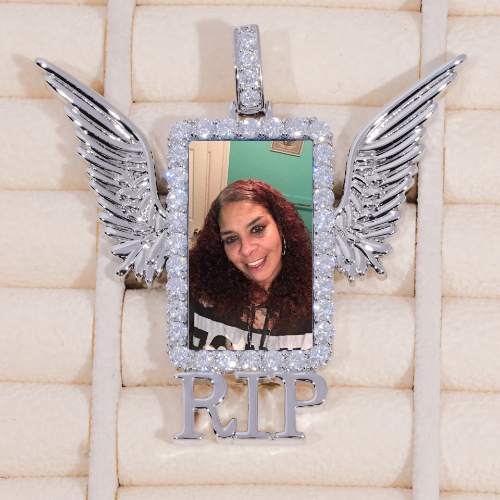RIP WING 3D CUSTOM PICTURE PENDANT