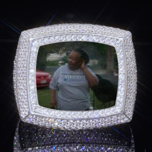 3D CUSTOM PICTURE ICED RING