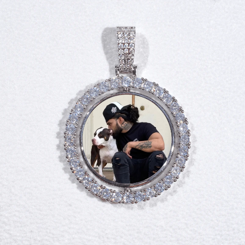 3D Spinning 2-Faced Custom Picture Pendant
