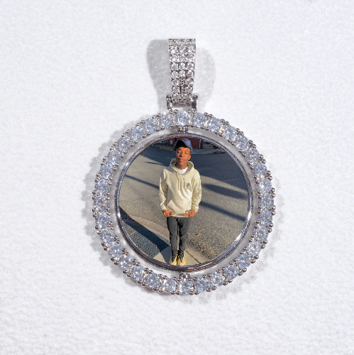 3D Spinning 2-Faced Custom Picture Pendant