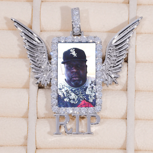 RIP WING 3D CUSTOM PICTURE PENDANT