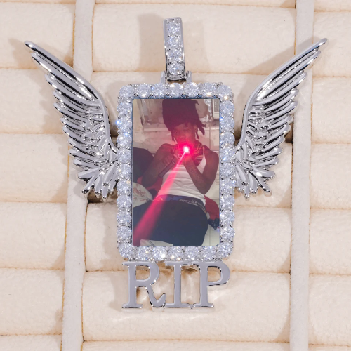 RIP WING 3D CUSTOM PICTURE PENDANT