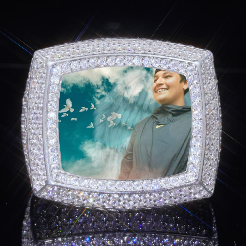 3D CUSTOM PICTURE ICED RING