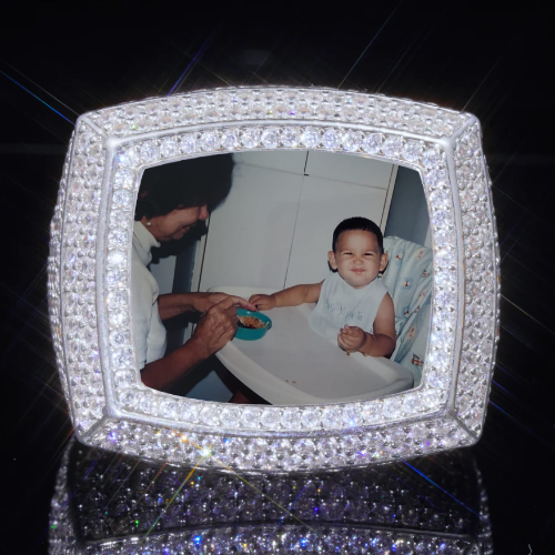 3D CUSTOM PICTURE ICED RING