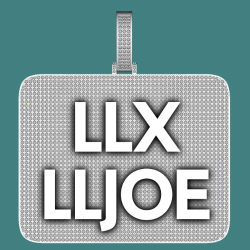 CUSTOM LETTER NECKLACE 3D BIG SQUARE