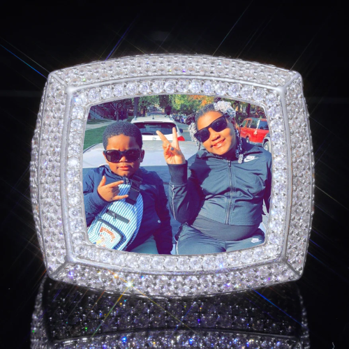 3D CUSTOM PICTURE ICED RING