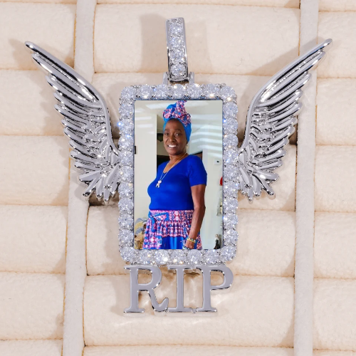 RIP WING 3D CUSTOM PICTURE PENDANT