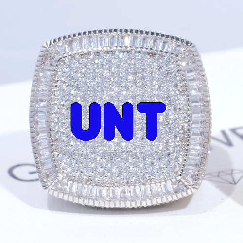 CUSTOM LETTER 3D ICED RING