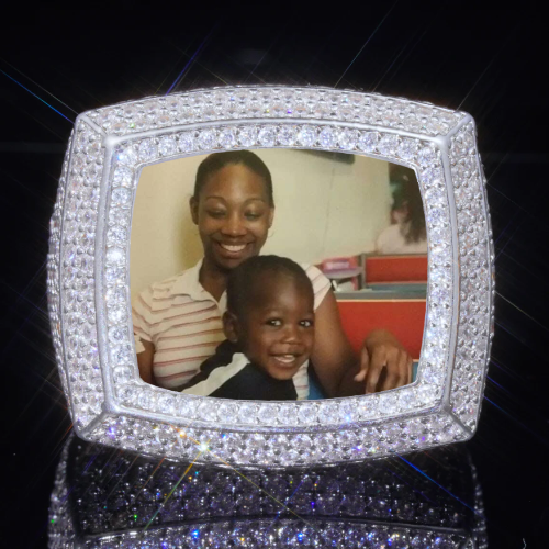 3D CUSTOM PICTURE ICED RING