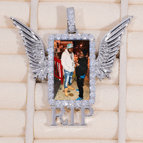 RIP WING 3D CUSTOM PICTURE PENDANT