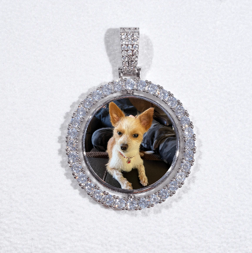3D Spinning 2-Faced Custom Picture Pendant