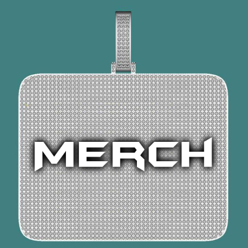CUSTOM LETTER NECKLACE 3D BIG SQUARE