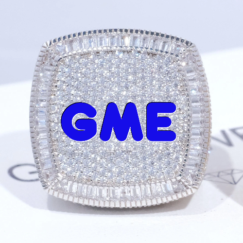 CUSTOM LETTER 3D ICED RING