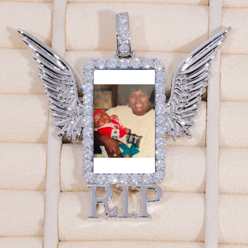 RIP WING 3D CUSTOM PICTURE PENDANT