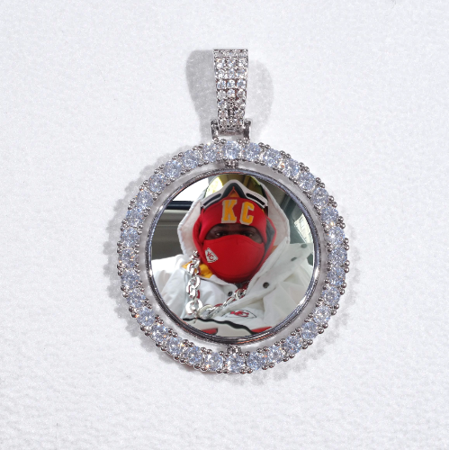 3D Spinning 2-Faced Custom Picture Pendant