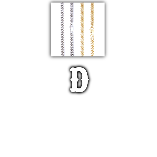 Custom Letters Freibeuter Font Necklace