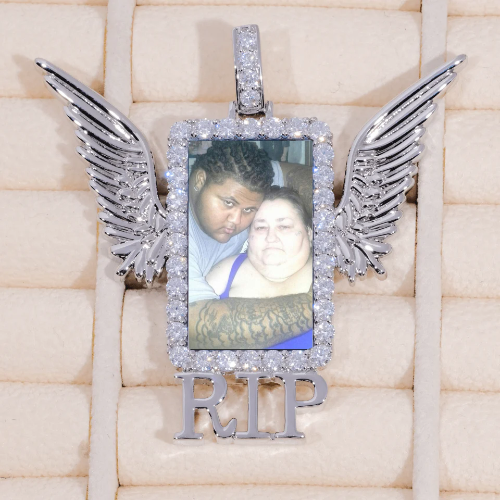 RIP WING 3D CUSTOM PICTURE PENDANT