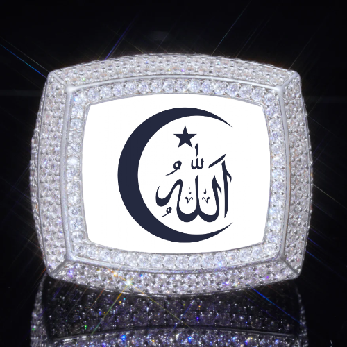 3D CUSTOM PICTURE ICED RING