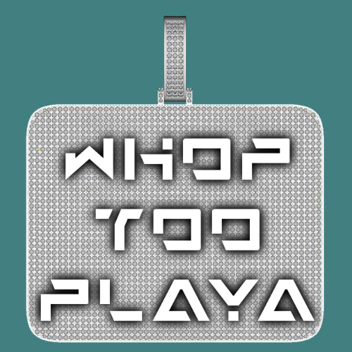 CUSTOM LETTER NECKLACE 3D BIG SQUARE