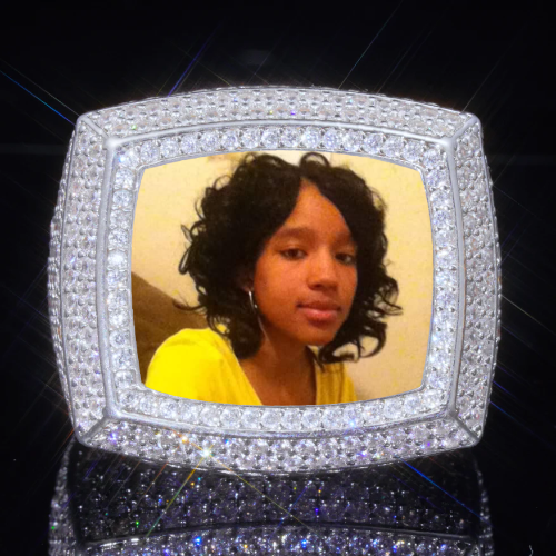3D CUSTOM PICTURE ICED RING