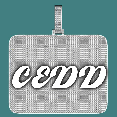 CUSTOM LETTER NECKLACE 3D BIG SQUARE