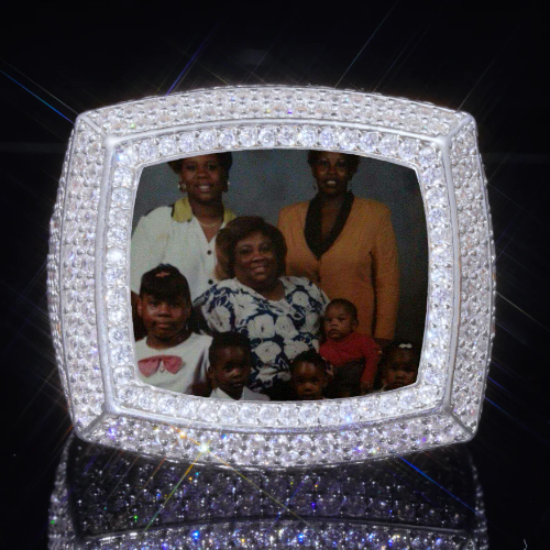 3D CUSTOM PICTURE ICED RING