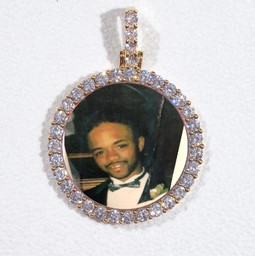3D CIRCLE CUSTOM PICTURE PENDANT SMALL SIZE