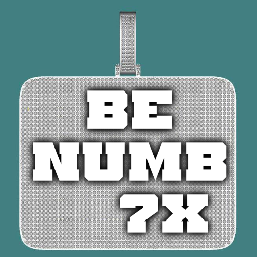 CUSTOM LETTER NECKLACE 3D BIG SQUARE