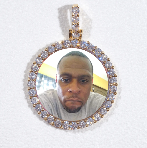 3D CIRCLE CUSTOM PICTURE PENDANT SMALL SIZE