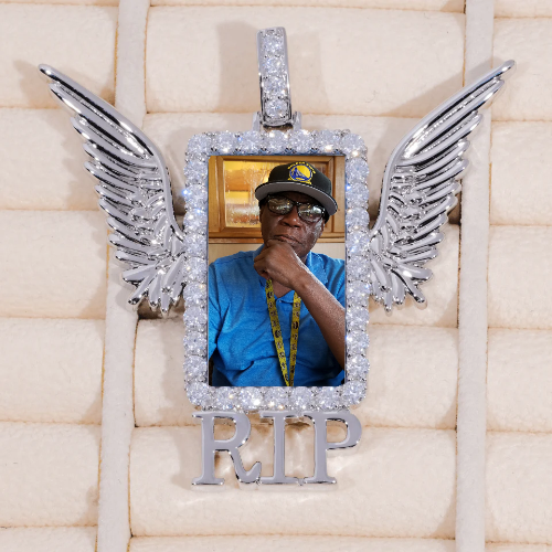 RIP WING 3D CUSTOM PICTURE PENDANT