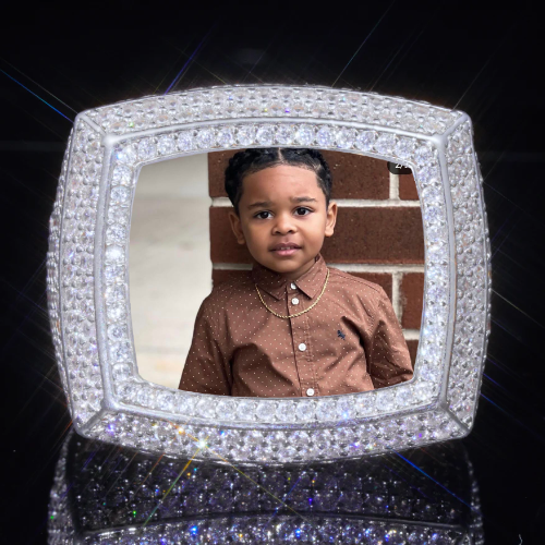 3D CUSTOM PICTURE ICED RING