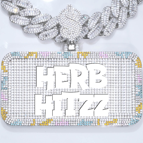 CUSTOM LETTER NECKLACE 3D COLORFUL SQUARE