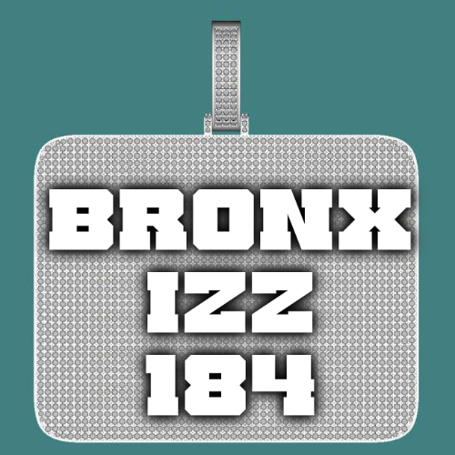 CUSTOM LETTER NECKLACE 3D BIG SQUARE