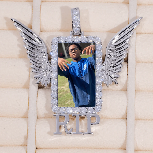 RIP WING 3D CUSTOM PICTURE PENDANT