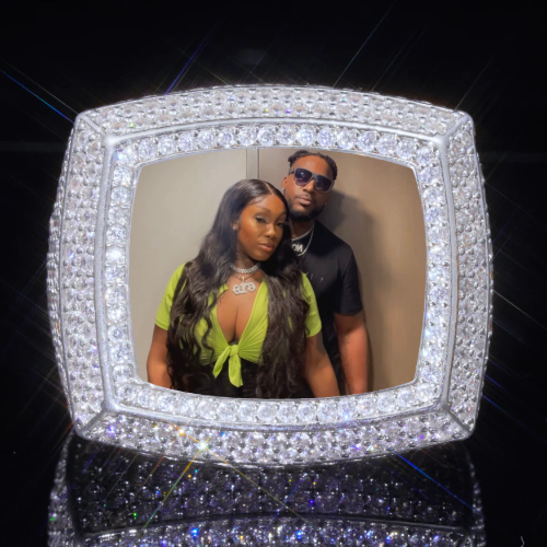 3D CUSTOM PICTURE ICED RING