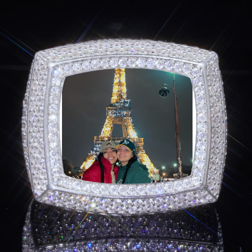 3D CUSTOM PICTURE ICED RING