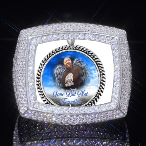 3D CUSTOM PICTURE ICED RING